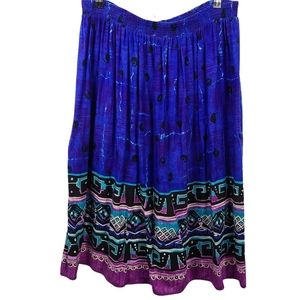 Vintage Touche Tribal Pullon Skirt